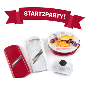 Start2Party! Dunne chips of wafeltjes van groenten...